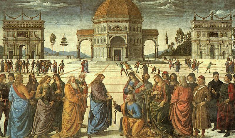 Pietro Perugino Christ Delivering the Keys to St.Peter